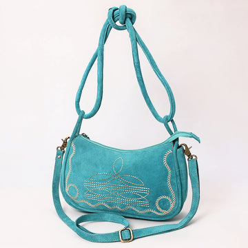 American Darling Cross Body I Hand Tooled Suede Genuine Leather Women Bag Western Handbag Purse |